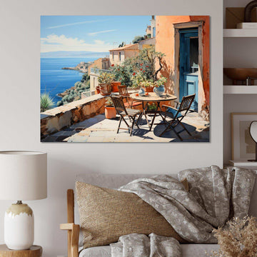 La Dolce Italian Coast IV - Landscapes Canvas Wall Art